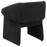 Mcdonald - Upholstered Sloped Arm Accent Chair - Black