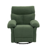 Swivel Rocker Recliner Chair With Manual Recline For Living Room