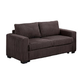 Modern Style 2 Piece Sofa Set With Cup Holders & Charging Port