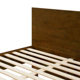 Platform Bed Frame With Footboard Storage
