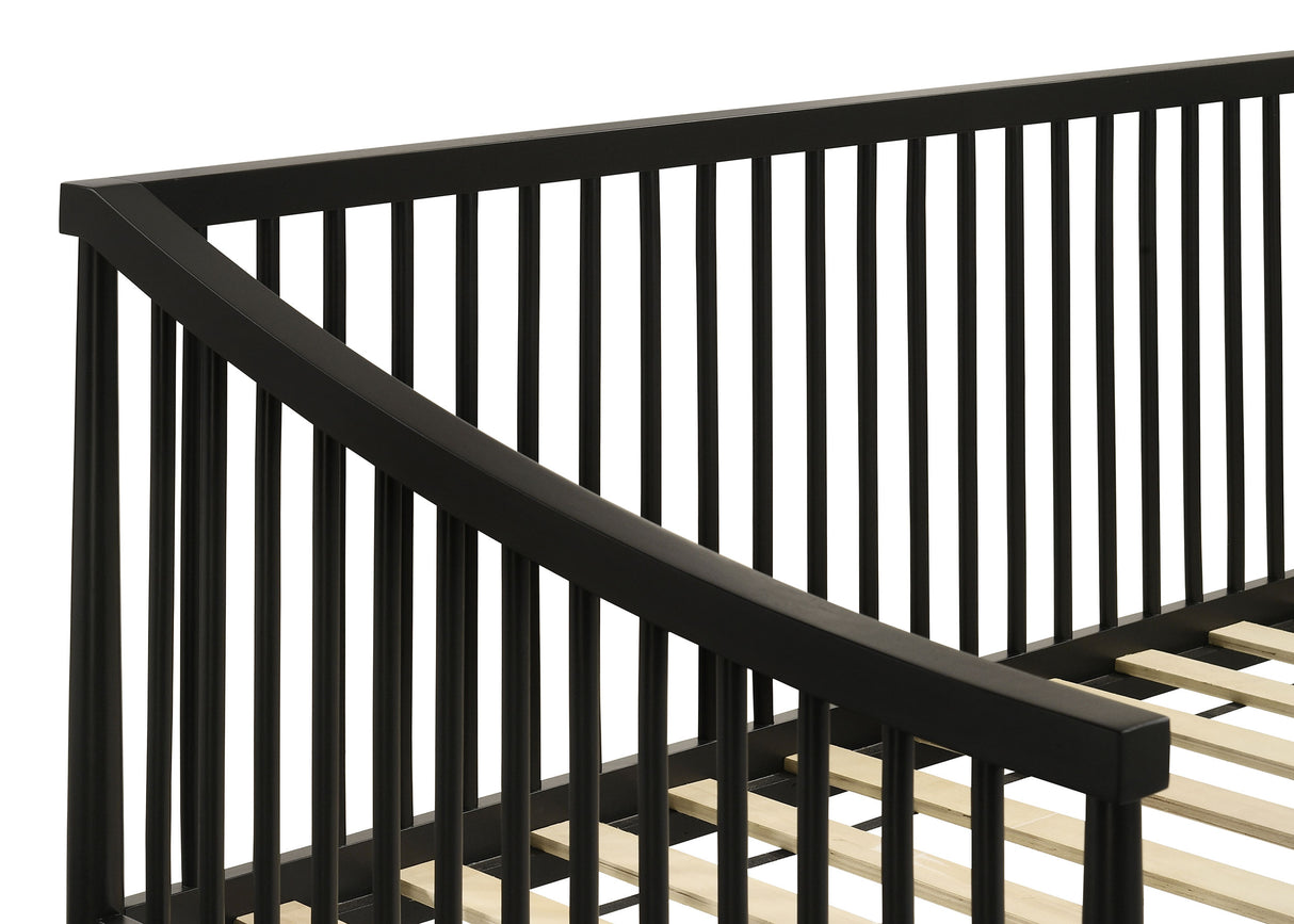 Delgado Windsor Twin Wood Daybed with Trundle, Black