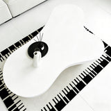 Cloud Shaped Coffee Table With 3 Ball Legs For Living Room
