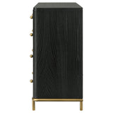 Anser - 8 Drawer Dresser - Black