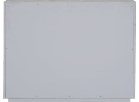 Anpu - Faux Crocodile Skin Console Cabinet - Silver - Accent Cabinets - Alpine Outlets