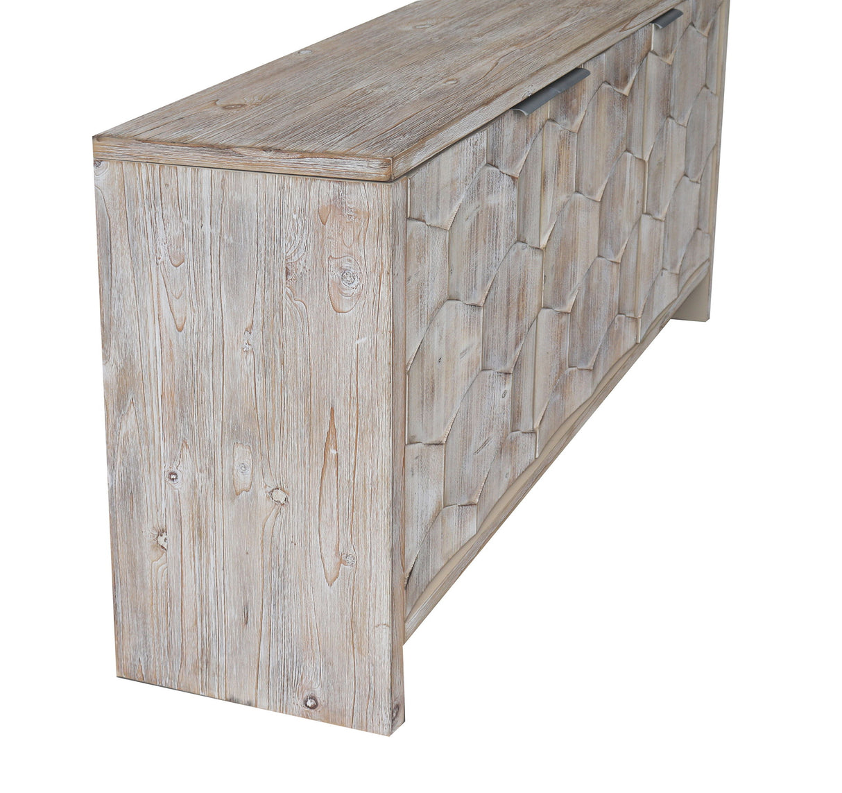 Accent Cabinet Sideboard Buffet Wooden Storage Server in Light Brown