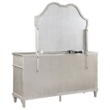 Colwood - 9 Drawer Dresser With Mirror - Silver