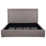 Lawson 54-Inch Eastern King Platform Bed in Mushroom