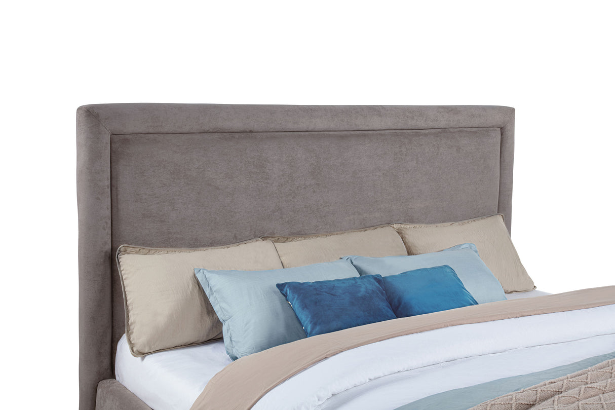 Lawson 54-Inch Eastern King Platform Bed in Mushroom