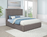 Lawson 54-Inch Upholstered Queen Platform Bed in Mushroom