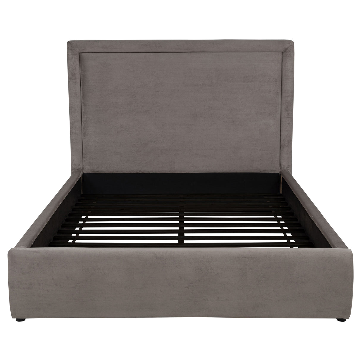 Lawson 54-Inch Upholstered Queen Platform Bed in Mushroom