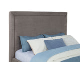 Lawson 54-Inch Upholstered Queen Platform Bed in Mushroom