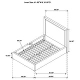 Lawson 54-Inch Upholstered Queen Platform Bed in Mushroom