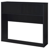 Westpark 49-Inch Full Bookcase Headboard Black