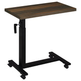 Westpark Height Adjustable Mobile C-Table, Dark Pine