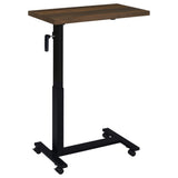 Westpark Height Adjustable Mobile C-Table, Dark Pine