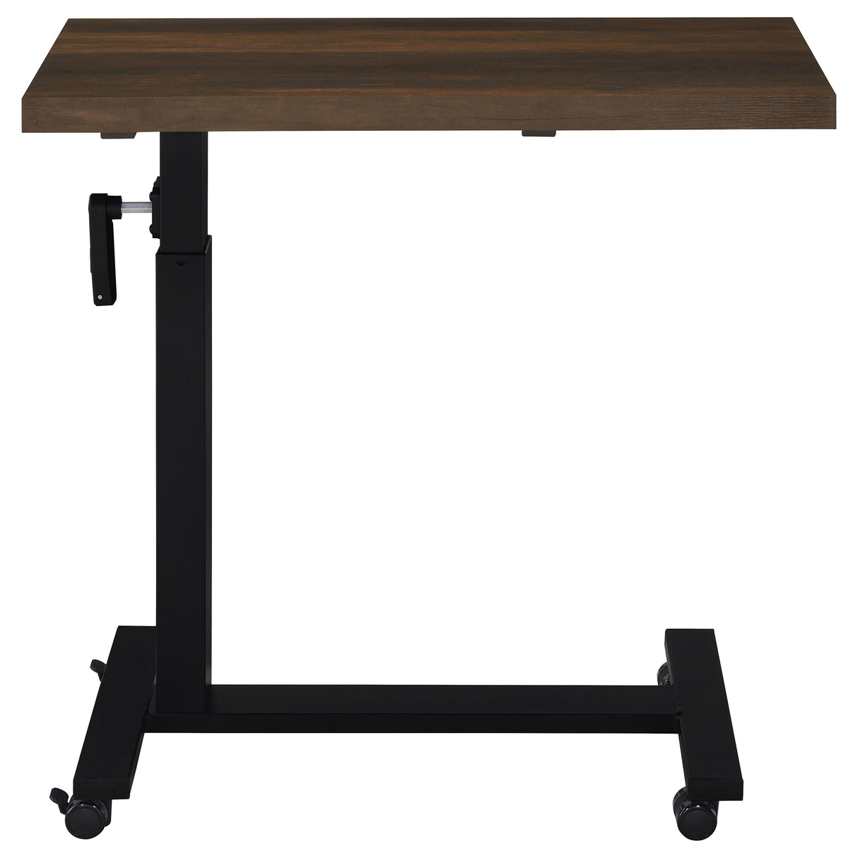 Westpark Height Adjustable Mobile C-Table, Dark Pine