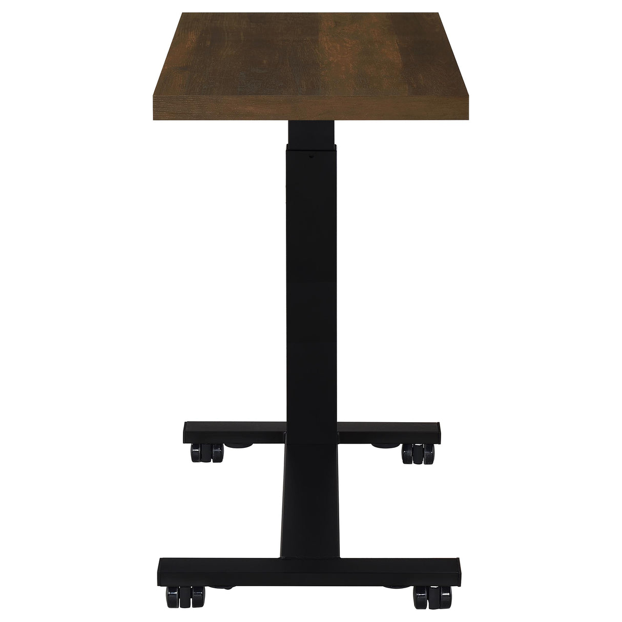 Westpark Height Adjustable Mobile C-Table, Dark Pine