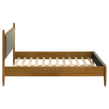 Mason 46-Inch Full Platform Bed - Grey and Light Brown