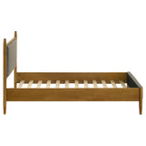 Mason 46-inch Twin Platform Bed in Grey and Light Brown