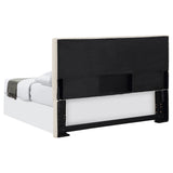 Pirro Upholstered King Panel Headboard in Sand