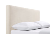 Pirro Upholstered King Panel Headboard in Sand