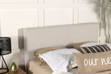 Pirro Upholstered Queen or Full Panel Headboard in Sand