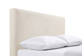 Pirro Upholstered Queen or Full Panel Headboard in Sand