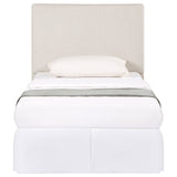 Pirro Upholstered Twin Panel Headboard, Sand