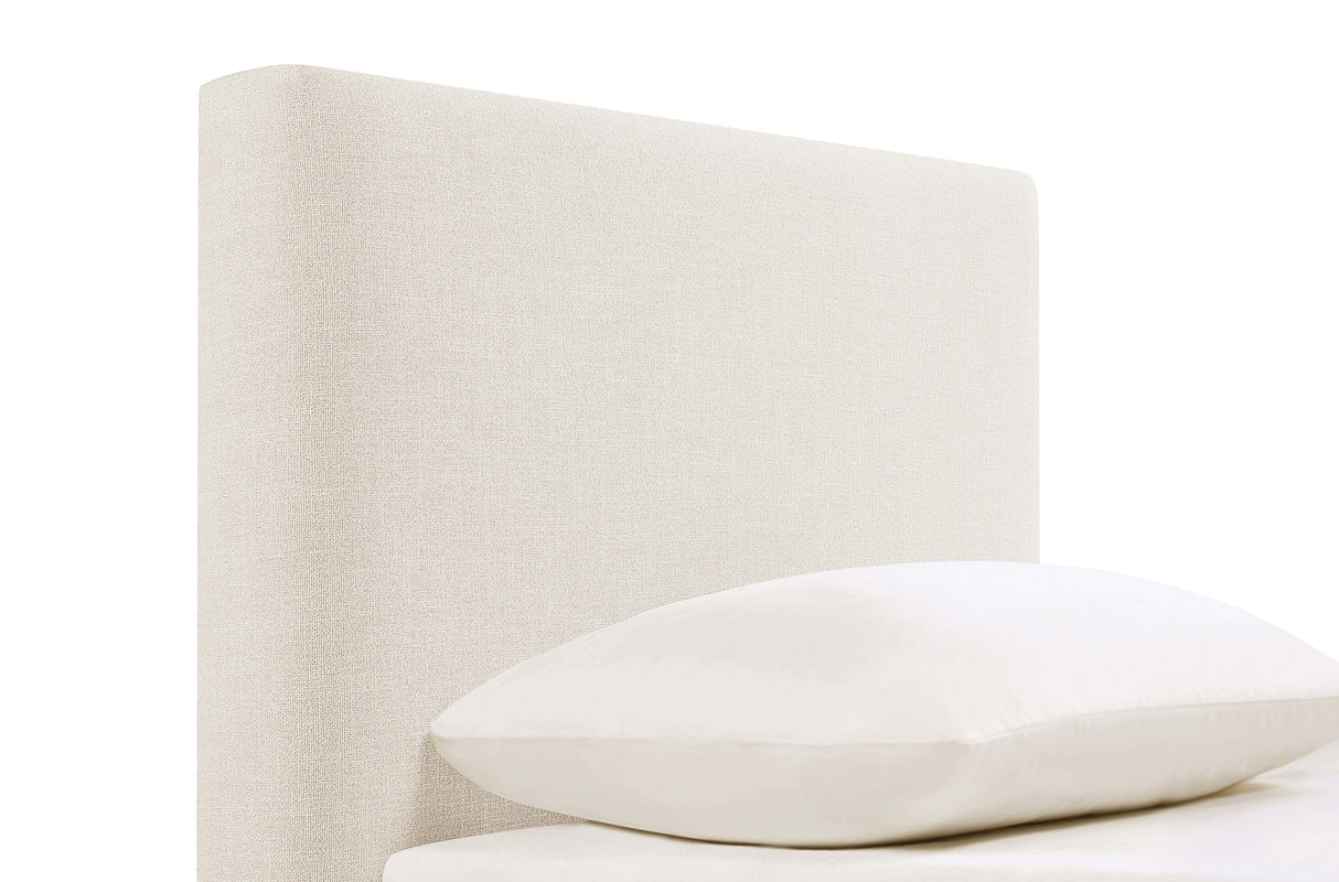 Pirro Upholstered Twin Panel Headboard, Sand