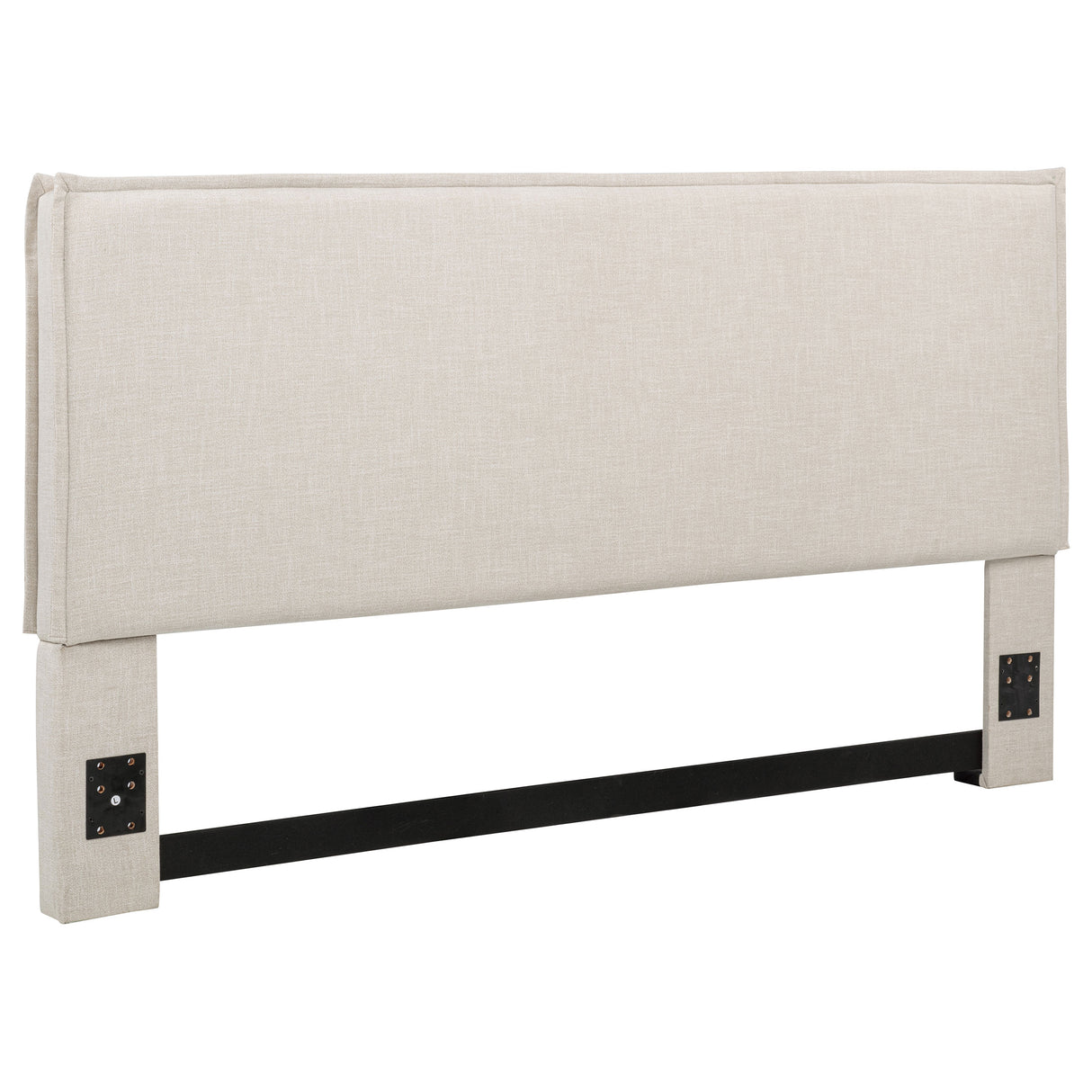Izzy Upholstered King Panel Headboard in Sand