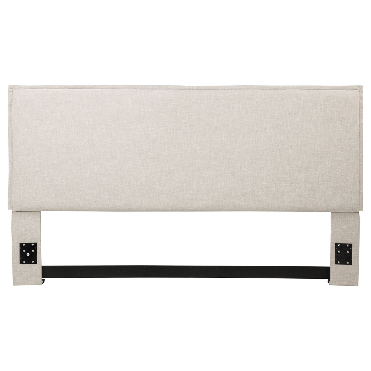 Izzy Upholstered King Panel Headboard in Sand