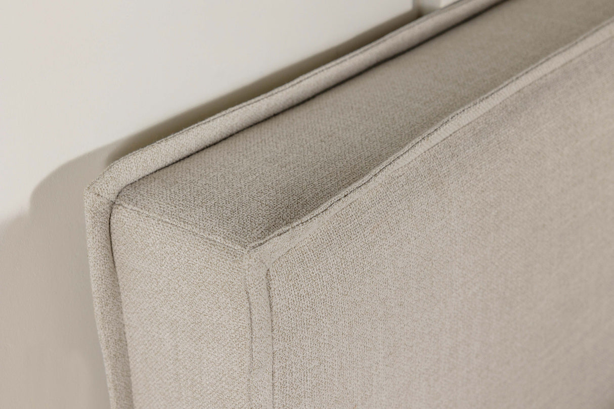 Izzy Upholstered Twin Panel Headboard in Sand