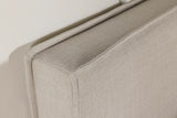 Izzy Upholstered Twin Panel Headboard in Sand