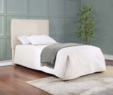 Izzy Upholstered Twin Panel Headboard in Sand