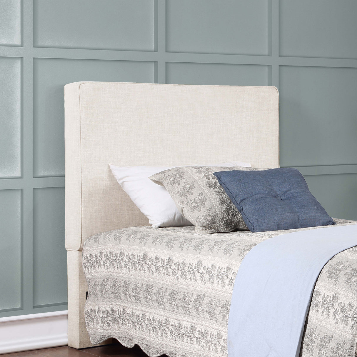 Kosmo Upholstered Twin Panel Headboard in Sand