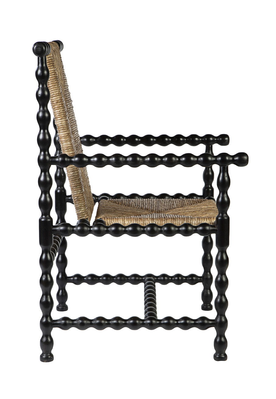 Wichita - Occasional Chair (Set of 2) - Black / Light Brown