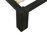 Gislen Full Platform Bed in Black Wood