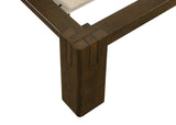Gislen Full Platform Bed in Walnut Wood
