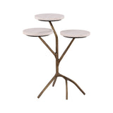 Garcia - Drink Table - Beige / Light Brown