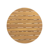Outdoor 3 Pieces Dining Set With Cushions - Teak - Teak