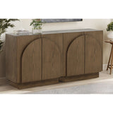 Modern Sideboard Buffet With Arched Cabinet Doors