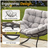 Egg Rocking Chair With Ottoman