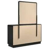 Burton - 6 Drawer Dresser With Mirror - Black
