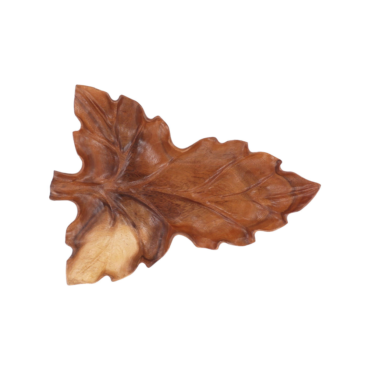 Tyler - Leaf Platter - Light Brown