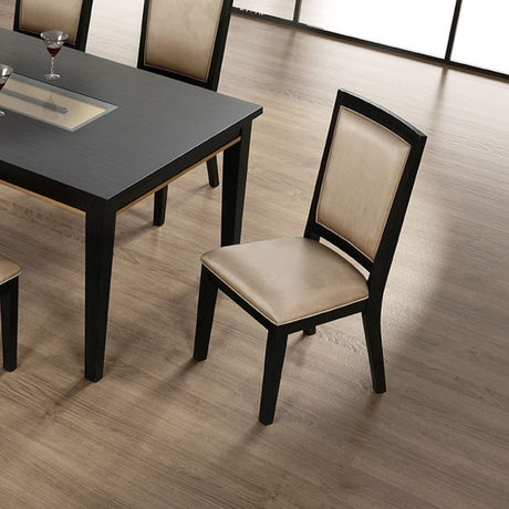 Dining Chairs With Accent Trim (Set of 2) - Espresso