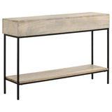 Terrace - 2 Drawer Entryway Console Table - White Washed