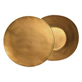 32 Inch Metal Drum Storage Coffee Table in Burnished Brass - Coffee Tables available at Alpine Outlets in Denver