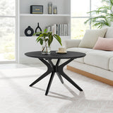 32 Inch Mid - Century Round Wood Coffee Table - Coffee Tables available at Alpine Outlets in Denver