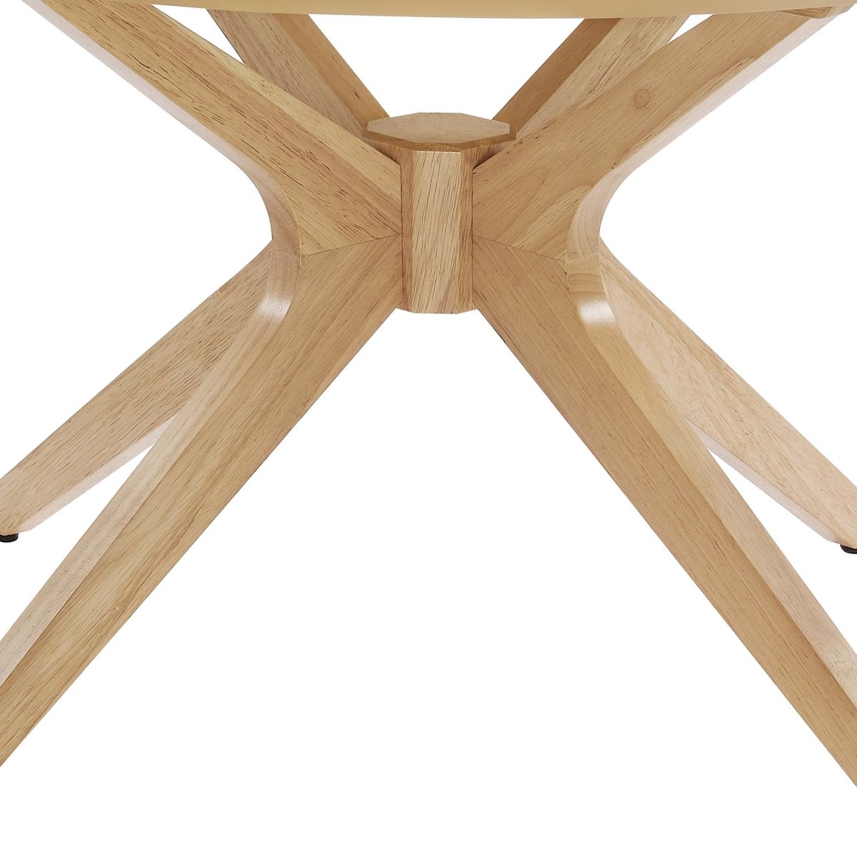 32 Inch Mid - Century Round Wood Coffee Table - Coffee Tables available at Alpine Outlets in Denver