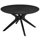 32 Inch Mid - Century Round Wood Coffee Table - Coffee Tables available at Alpine Outlets in Denver